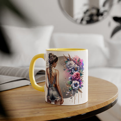 I Can Buy Myself Flowers Floral Accent Mugs for Nature Lovers, Inspirational Gifts, Cozy Home Decor, Coffee Tea Mug, Spring and Summer Vibes
