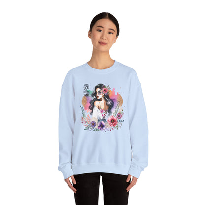 Lost You And Found Me Bohemian Floral Sweatshirt | You Are Beautiful | Cozy Unisex Crewneck for Women, Gift for Her, Casual Wear, Spring Fashion