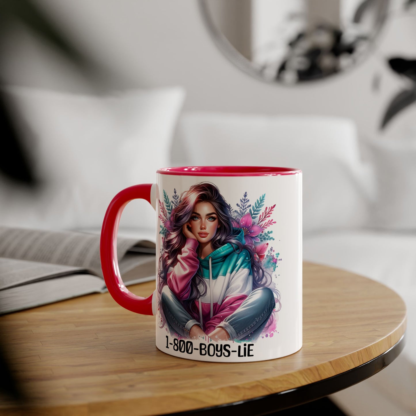 1-800-BOYS-LIE Colorful Feminine Accent Mug with Floral Design - Perfect for Stylish Coffee Lovers, Unique Gift for Birthdays, Holidays, and [...]