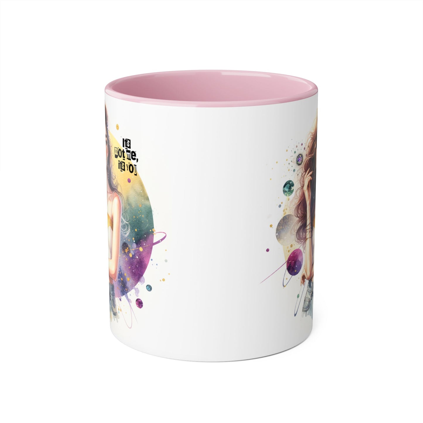 It's Not Me, It's You Humoristic Galactic Dreamer Accent Mug, Coffee Cup, Space Art Mug, Unique Gift, Starry Night Design, Cosmic Coffee Tumbler