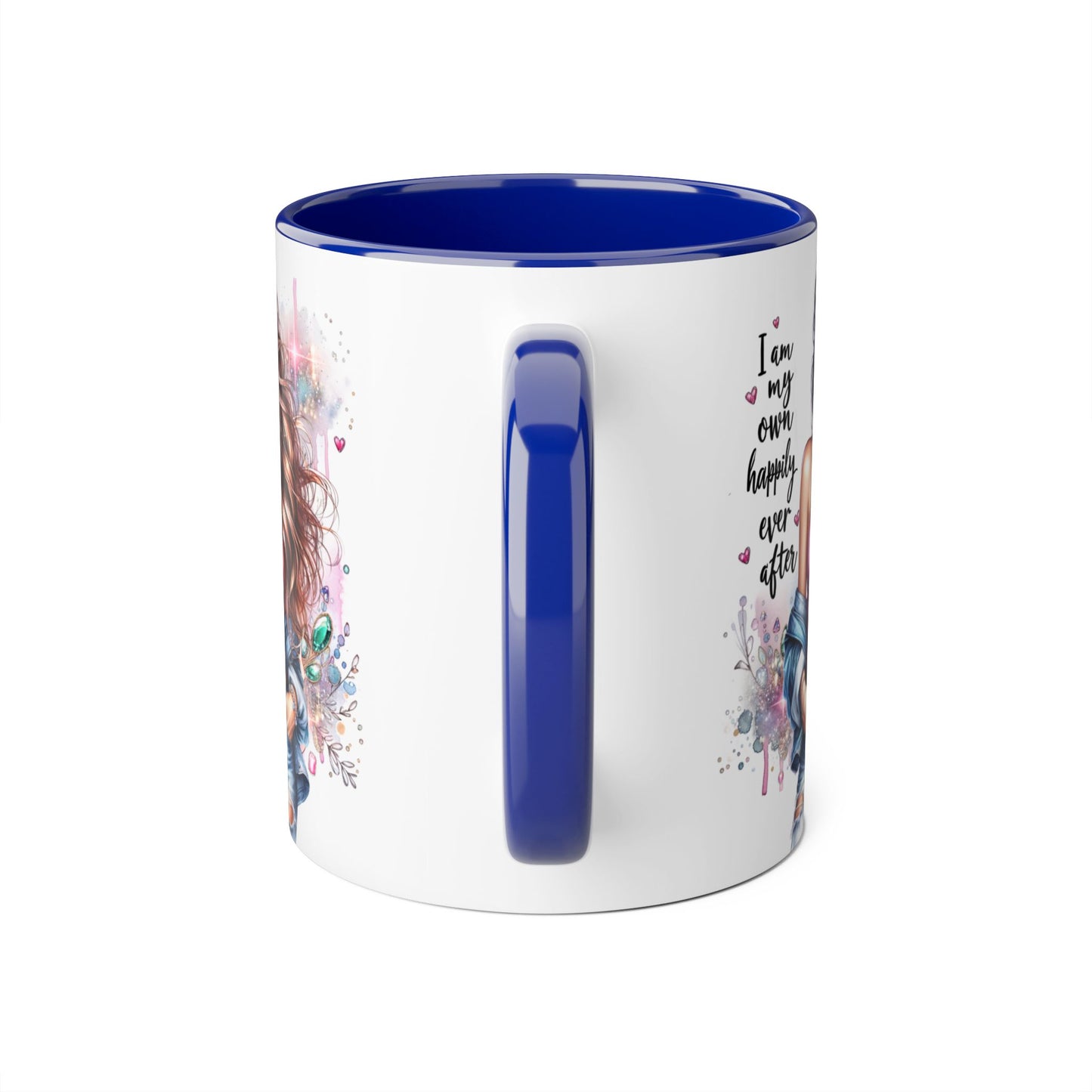 I Am My Own Happily Ever After Empowered Woman Accent Mug, Motivational Gift, Coffee Cup, Self-Love Mug, Feminine Decor, Inspirational Kitchenware