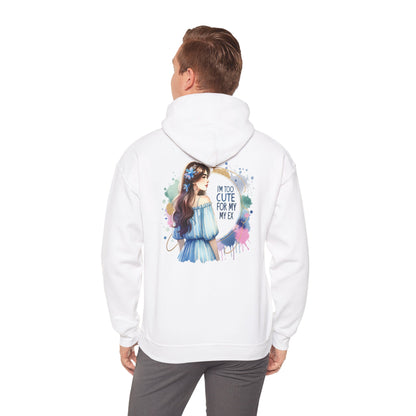 I'm Too Cute For My Ex Perfect for Everyday Wear, Gifts for Friends, Humor Apparel, Casual Style, Birthday Outfits