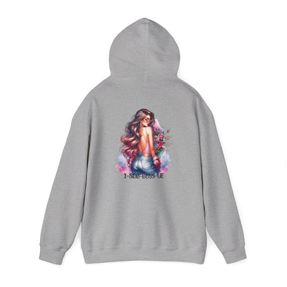1-800-Boys-Lie Floral Art Hooded Sweatshirt, Cozy Unisex Hoodie, Everyday Wear, Gift for Her, Casual Style