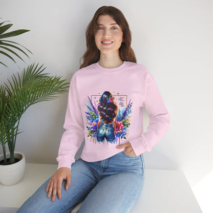I Don`t  Make Mistakes, I Just Date Them Colorful Art Sweatshirt, Stylish Crewneck, Floral Design, Unisex Apparel, Gift for Her, Cozy Fashion, Unique Artwork Sweatshirt