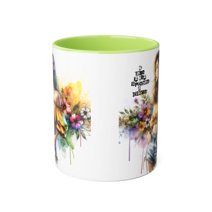 Funny Accent Mug - My Taste in Men is Probably a Disability Humor 11oz Cup