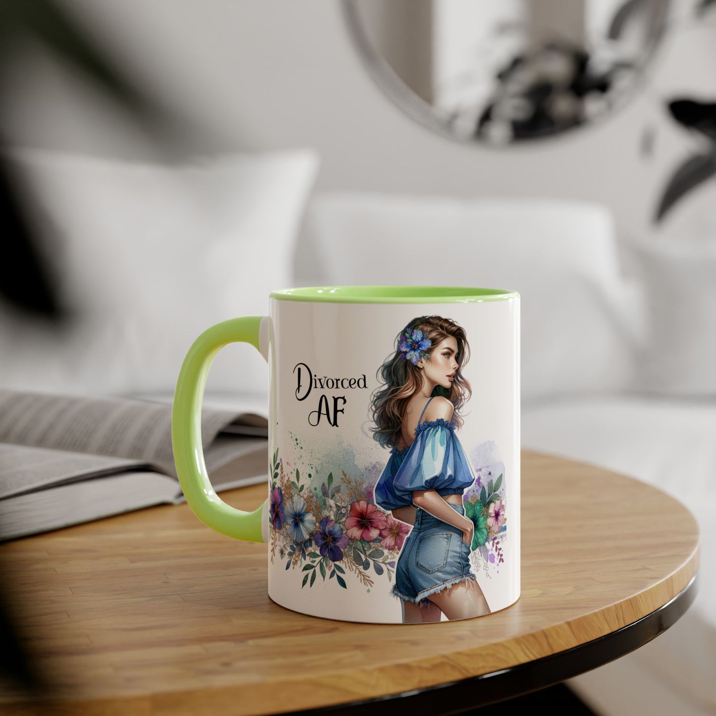 Divorced AF Accent Mug | Floral Design | Coffee Cup for Empowerment | Gift for Divorcees | Self-Care Mug | Celebrating New Beginnings [...]