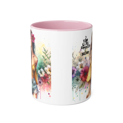 Funny Accent Mug - My Taste in Men is Probably a Disability Humor 11oz Cup