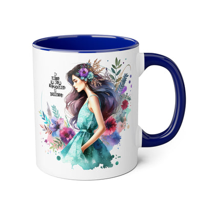 Funny Accent Mug - My Taste in Men is Probably a Disability Humor 11oz Cup