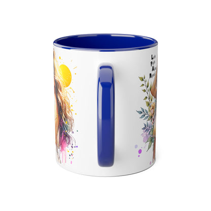 Bohemian Accent Mug - Inspirational Coffee Cup for Dreamers, Perfect Gift for Her, Home Decor, Unique Coffee Mug
