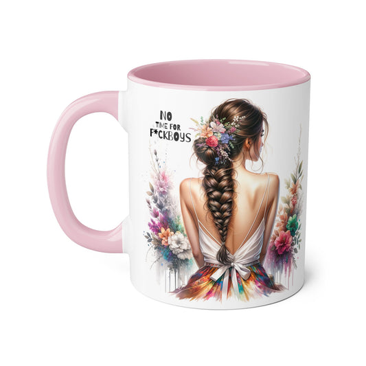 Funny Accent Mug - No Time For F*boys 11oz