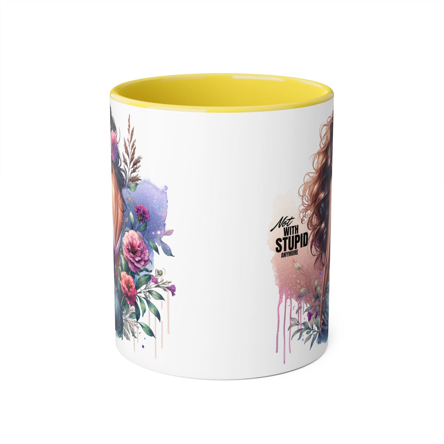 Mug - Not With Stupid Anymore Humoristic 11oz Accent Mug