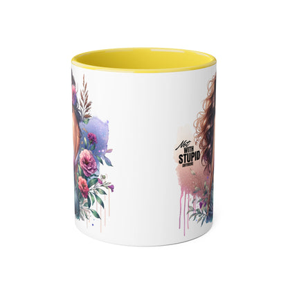 Mug - Not With Stupid Anymore Humoristic 11oz Accent Mug