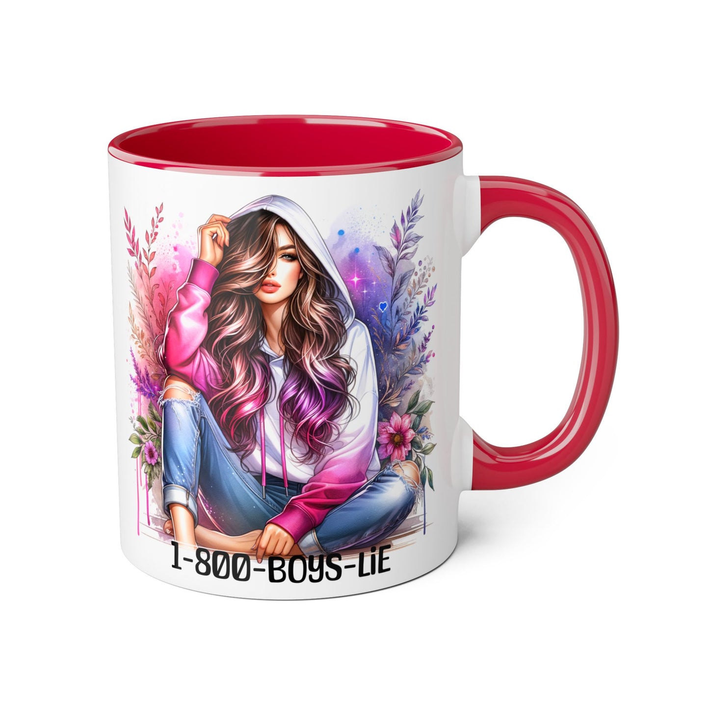 Stylish Accent Mug, 1-800-BOYS-DIE, Trendy Gift for Coffee Lovers, Aesthetic Drinkware for Home/Office, Perfect for Birthdays and [...]