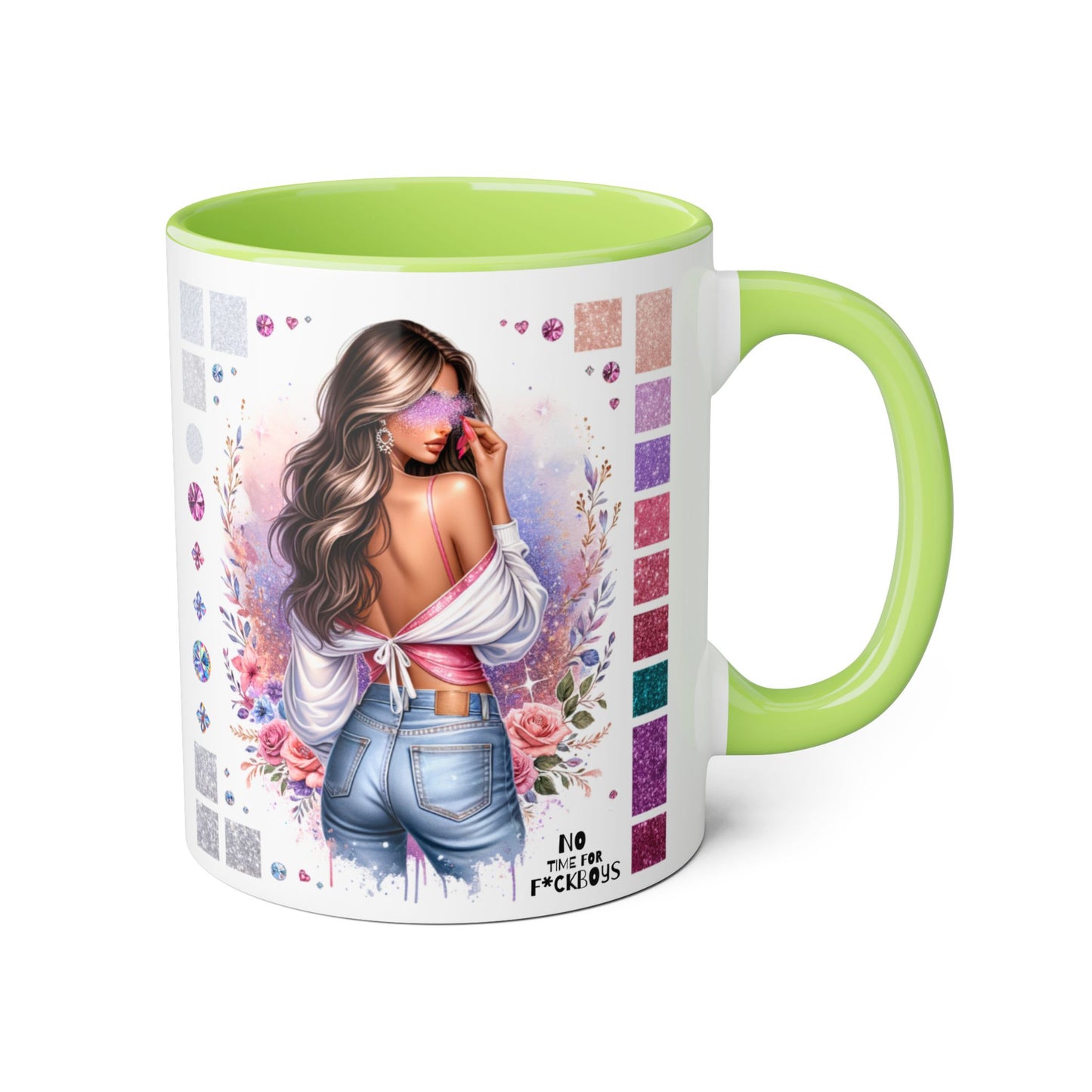 Funny Accent Mug - No Time For F*boys 11oz