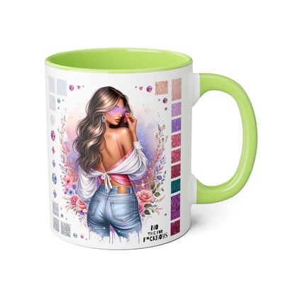 Funny Accent Mug - No Time For F*boys 11oz
