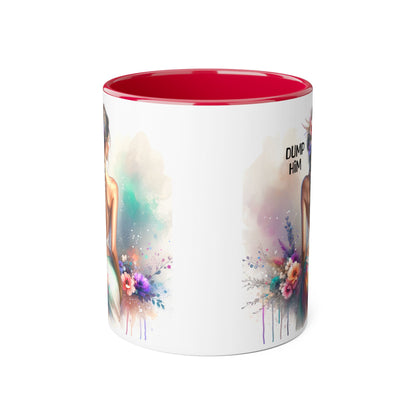 Dump Him Accent Mug