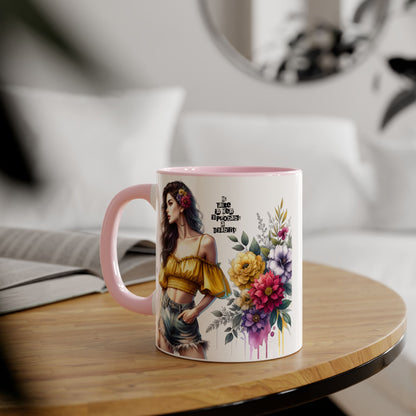 Funny Accent Mug - My Taste in Men is Probably a Disability Humor 11oz Cup