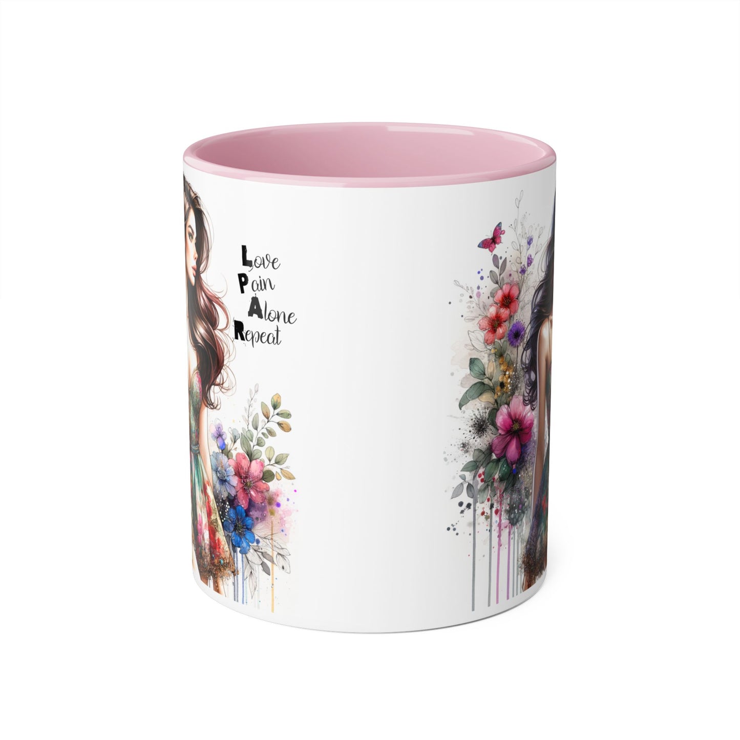 Chic Floral Accent Mug | Inspirational Coffee Cup, Perfect Gift for Friends, Tea Lovers, Birthday, Encouragement, Appreciation