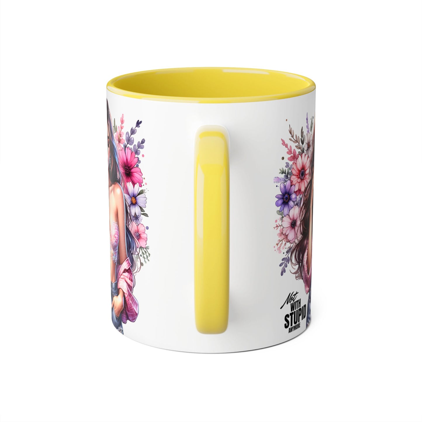 Mug - Not With Stupid Anymore Humoristic 11oz Accent Mug