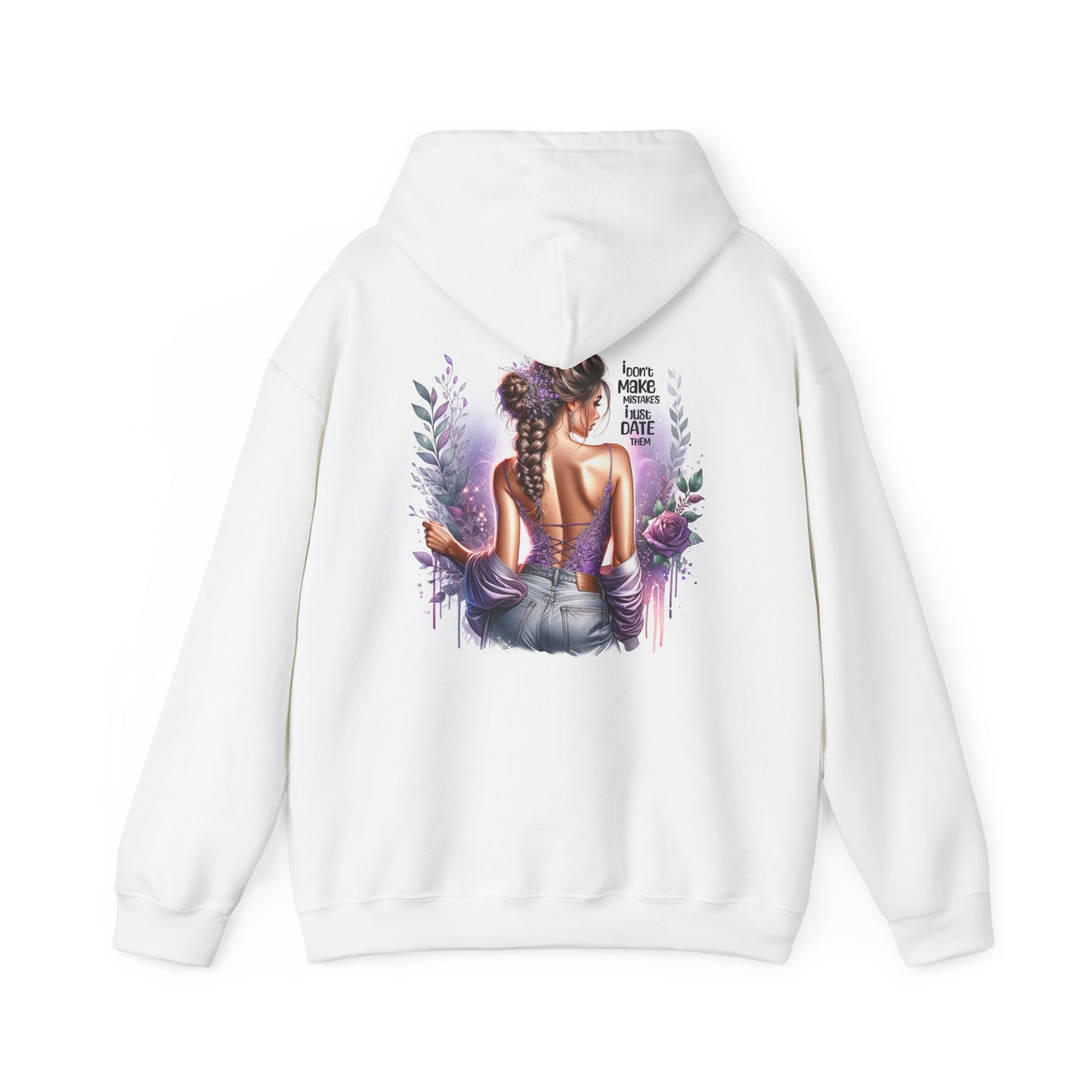 I Don`t Make Mistakes, I Just Date Them Elegant Goddess Sweatshirt | Cozy Unisex Hoodie for Art Lovers, Perfect Gift for Birthdays, Holidays, Celebrations, Self-Care