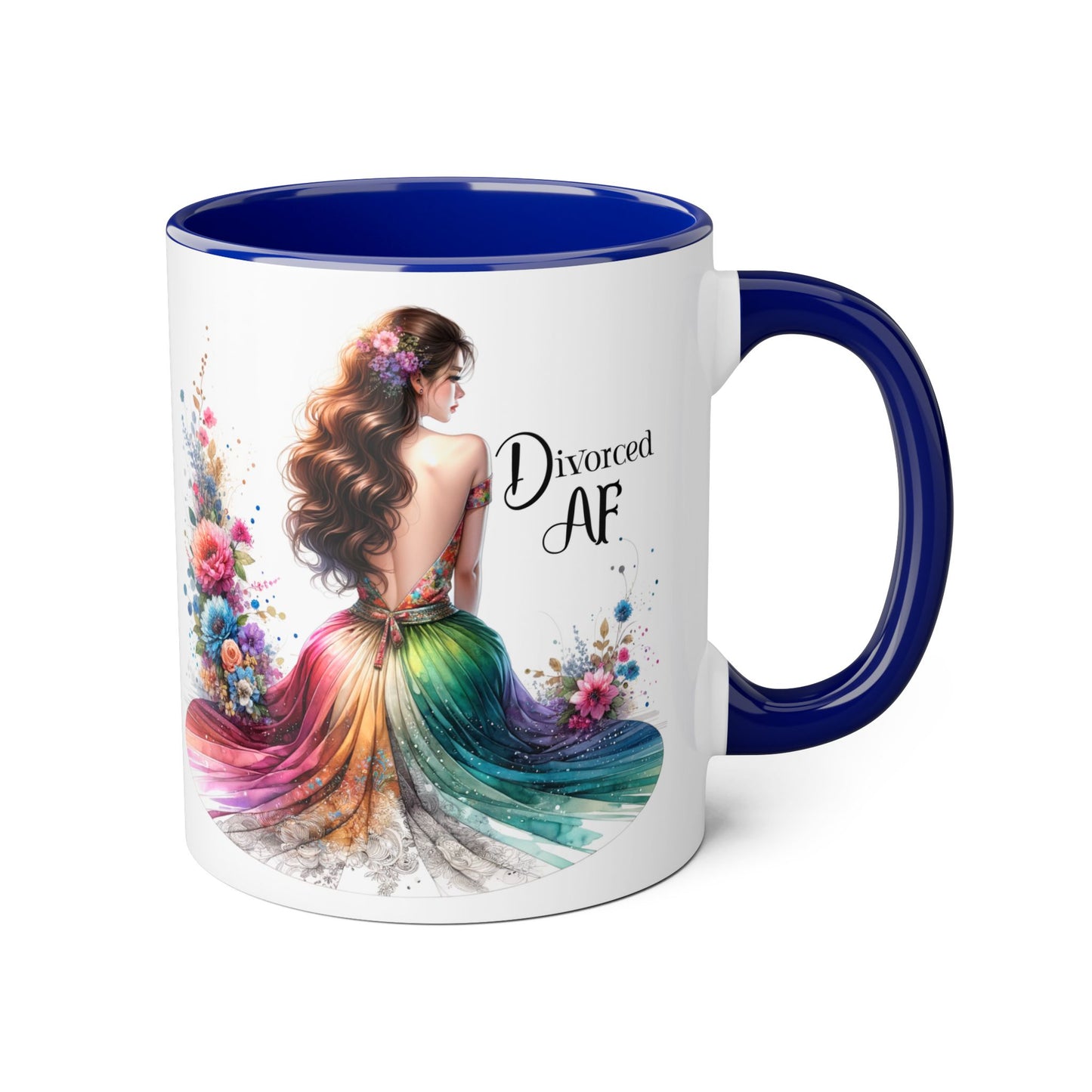 Divorce Celebration Mug, Colorful Accent Coffee Cup, Perfect Gift for Newly Divorced, Self-Care, Encouragement, Unique Coffee Lover Gift