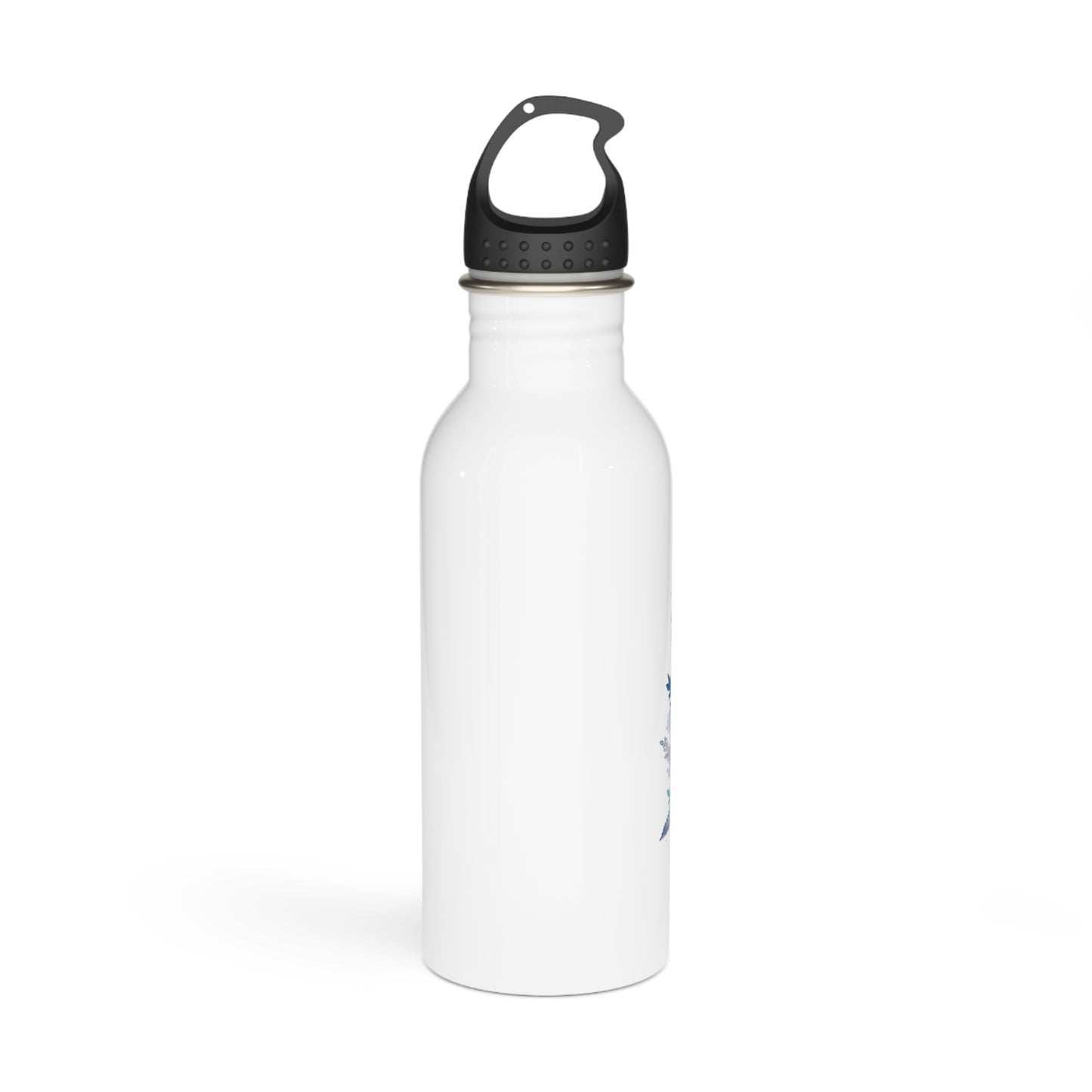 Thank U, Next Stainless Steel Water Bottle with Floral Design | Inspirational Gift, Outdoor Adventure, Fitness Companion, Personalized Hydration
