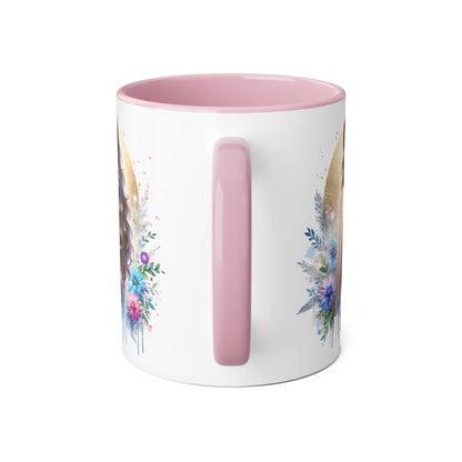 Divorced AF Accent Mug, Floral Coffee Cup, Inspirational Gift for Her, Breakup Recovery, Self-Love Celebrations, Unique Birthday Present