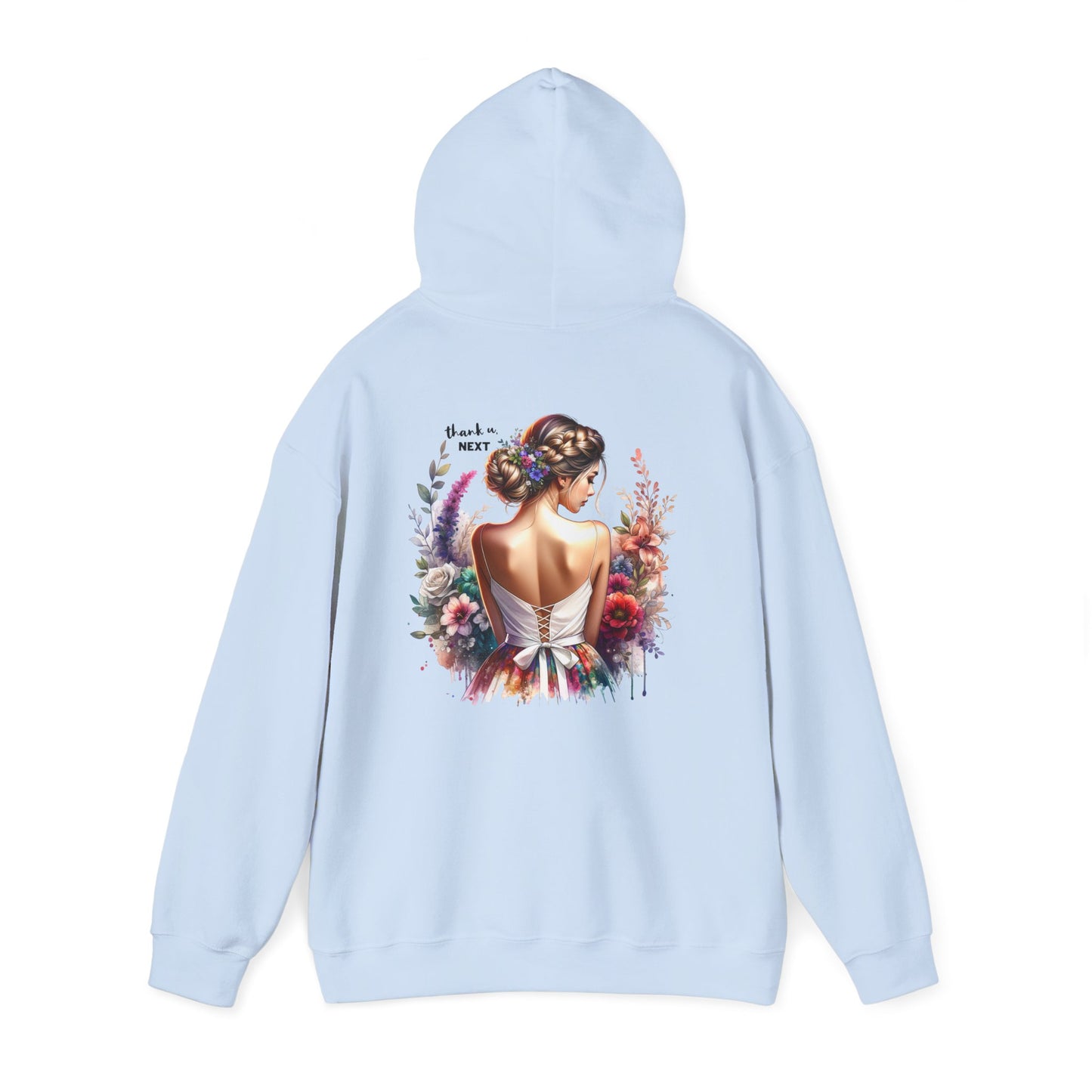 Thank U, Next Elegant Floral Hoodie for Women - Cozy Unisex Sweatshirt for Everyday Wear, Gift for Her, Art-Inspired Sweatshirt, Fashionable [...]