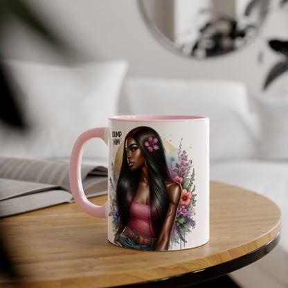 Empowerment Mug, Stylish Art Mug, Coffee Lover Gift, Inspirational Mug, Unique Art Mug, Affirmation Gift
