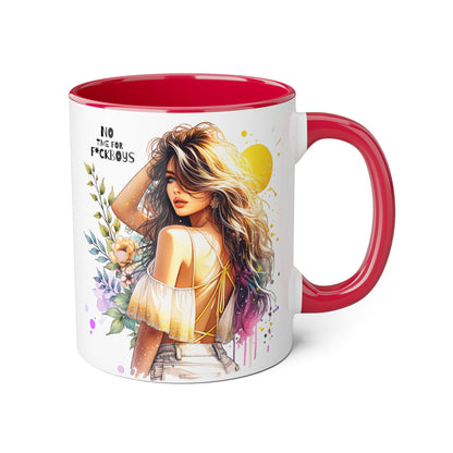 Funny Accent Mug - No Time For F*boys 11oz