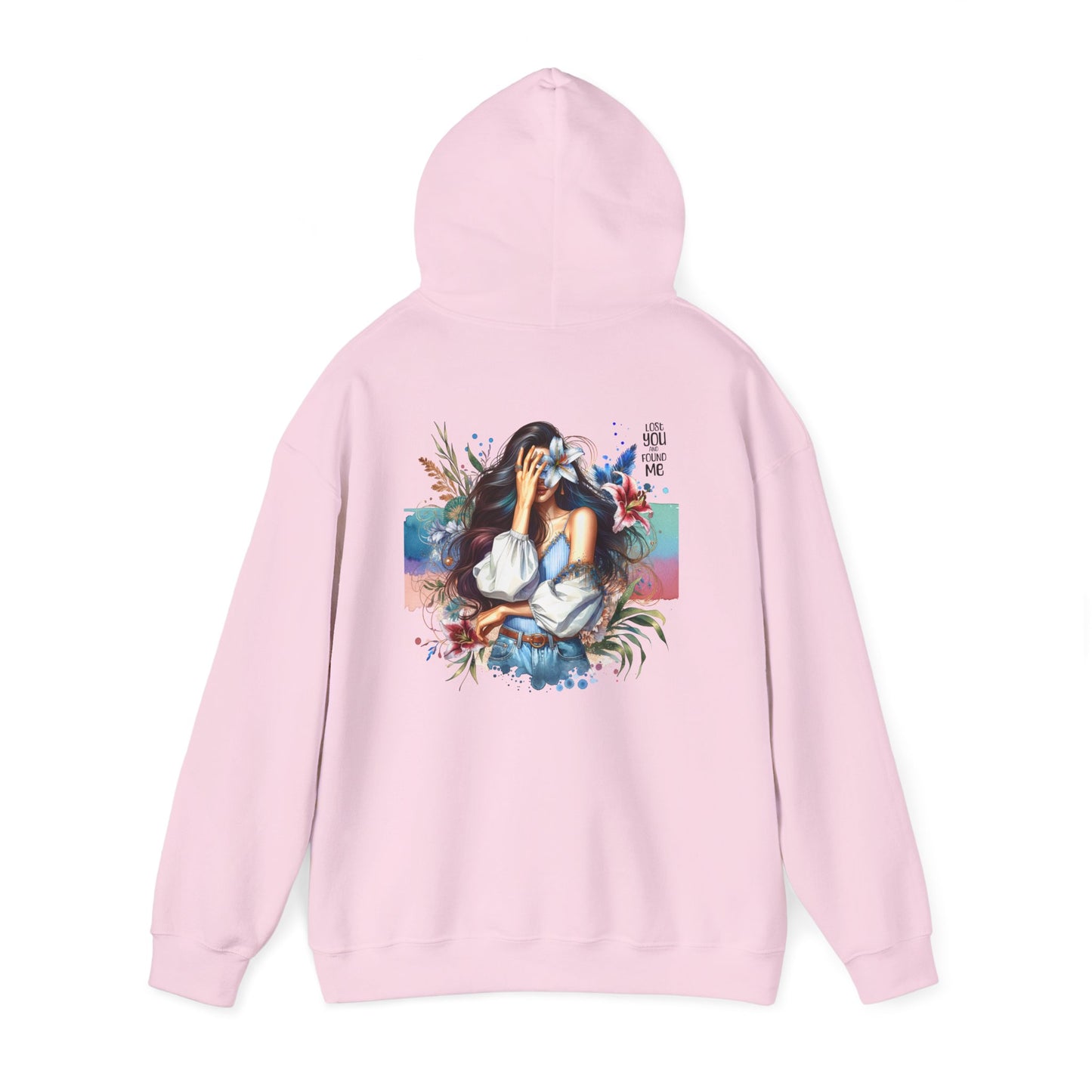 Breakup Hoodie - Unisex Hooded Sweatshirt Lost You and Found Me Design