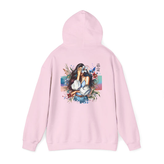 Breakup Hoodie - Unisex Hooded Sweatshirt Lost You and Found Me Design