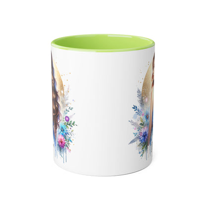 Divorced AF Accent Mug, Floral Coffee Cup, Inspirational Gift for Her, Breakup Recovery, Self-Love Celebrations, Unique Birthday Present