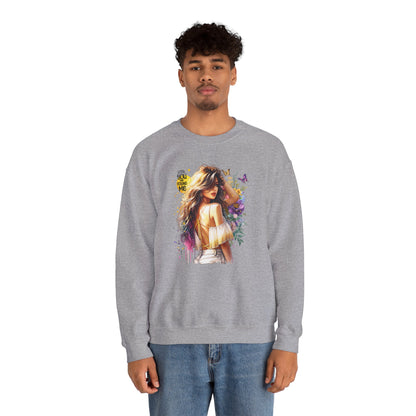 Lost You And Found Me Bohemian-Themed Crewneck Sweatshirt with Floral Design, Cozy Casual Wear, Gift for Her, Everyday Comfort, Family Gatherings, Spring Fashion