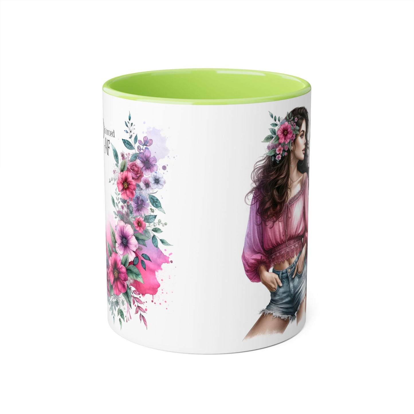 Stylish Floral Accent Mug, Perfect Gift for Divorced Friends, Motivational Coffee Cup, Unique Home Decor, Self-Love Reminder, Fun [...]