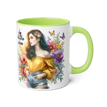 Funny Accent Mug - My Taste in Men is Probably a Disability Humor 11oz Cup