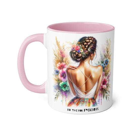 Funny Accent Mug - No Time For F*boys 11oz