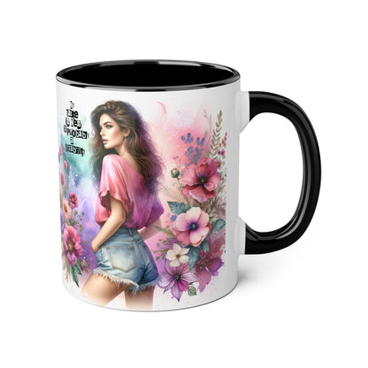 Funny Accent Mug - My Taste in Men is Probably a Disability Humor 11oz Cup