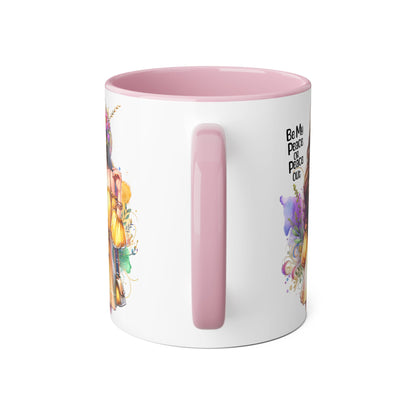 Mug - Be My Peace or Peace Out Accent Mug 11oz