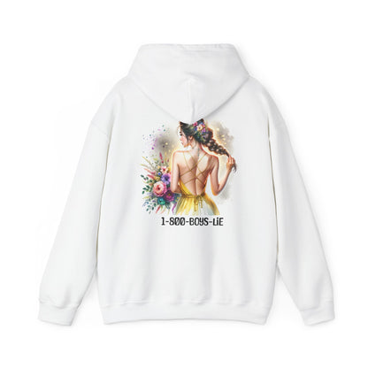 1-800-Boys-Lie Chic Graphic Sweatshirt, Trendy Unisex Hoodie, Casual Wear, Perfect Gift for Friends, Everyday Comfort