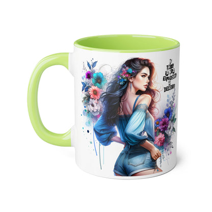 Funny Accent Mug - My Taste in Men is Probably a Disability Humor 11oz Cup