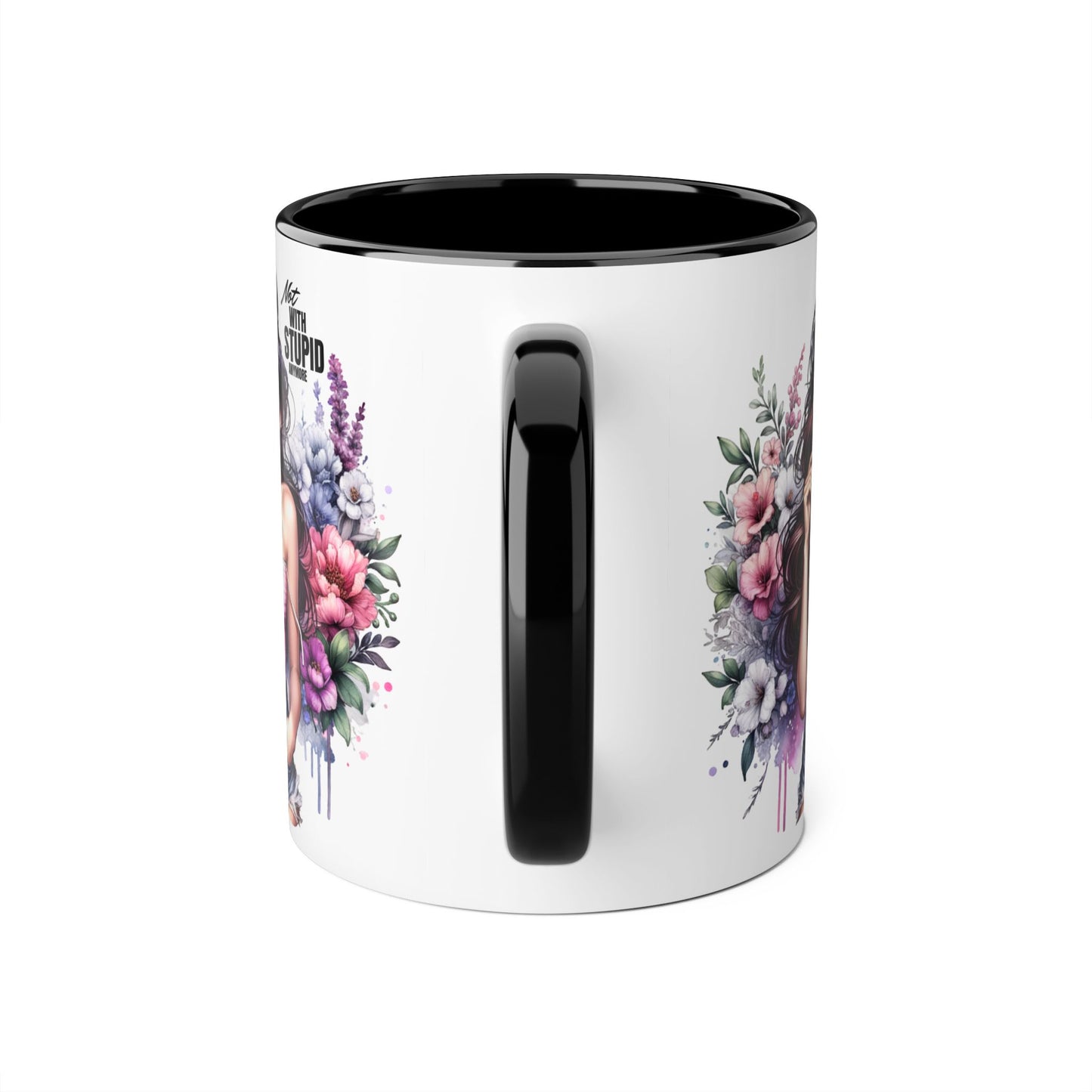 Mug - Not With Stupid Anymore Humoristic 11oz Accent Mug