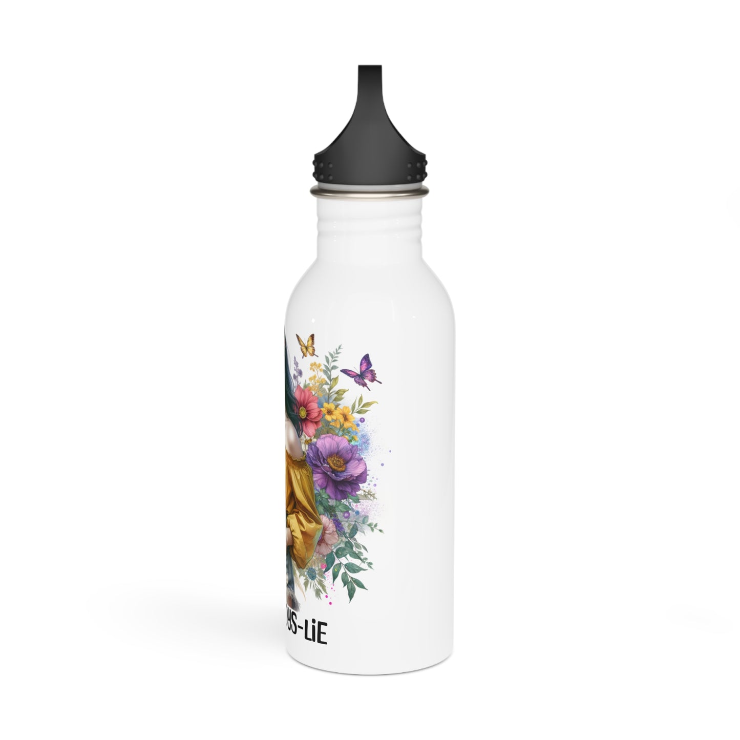 Floral Stainless Steel Water Bottle - 1-800-BOYS-LIE, Eco-Friendly Gift, Perfect for On-the-Go, Cute Water Bottle, Flower Design, [...]