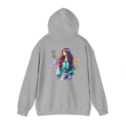 I Don`t  Make Mistakes, I Just Date Them Vibrant Artistic Hoodie - Unisex Heavy Blend™ Hooded Sweatshirt, Casual Wear, Gifts for Art Lovers, Cozy Lounging, Unique Fashion