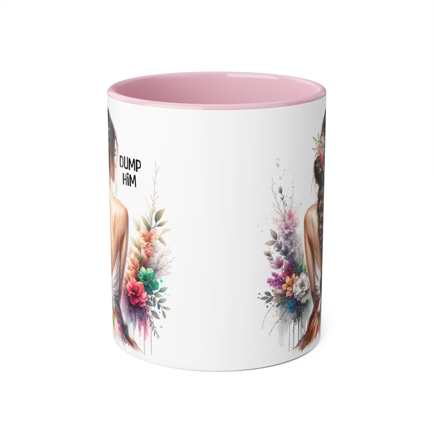 Dump Him Accent Mug