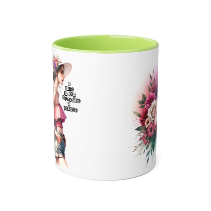 Funny Accent Mug - My Taste in Men is Probably a Disability Humor 11oz Cup