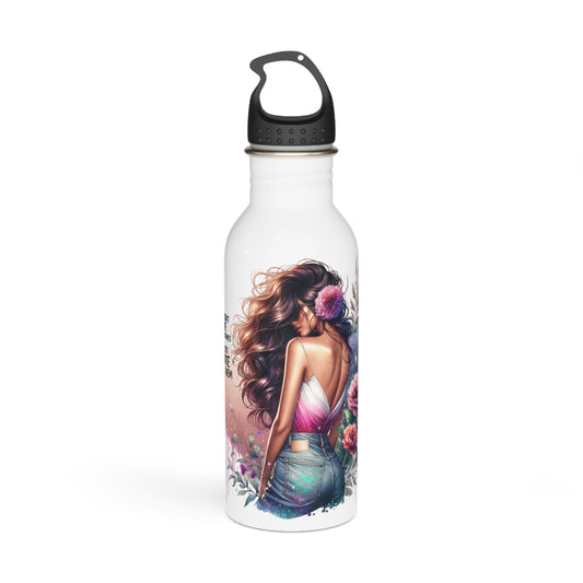 I Don't Make Mistakes, I Date Them Chic Stainless Steel Water Bottle, Floral Water Bottle, Eco-Friendly Bottle, Travel Water Bottle, Gift for Her