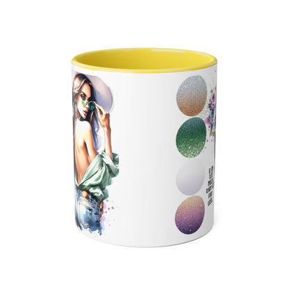 If I'm Too Much, Then Go Find Less Stylish Accent Mugs, 11oz - Trendy Coffee Cup, Unique Gift for Her, Fashionista Mug, Inspirational Drinkware, Perfect for Birthdays [...]