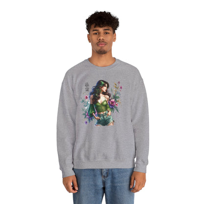 Lost You And Found Me Bohemian Floral Sweatshirt: Perfect for Cozy Days, Gift for Her, Casual Wear, Spring Fashion, Friendship Gift