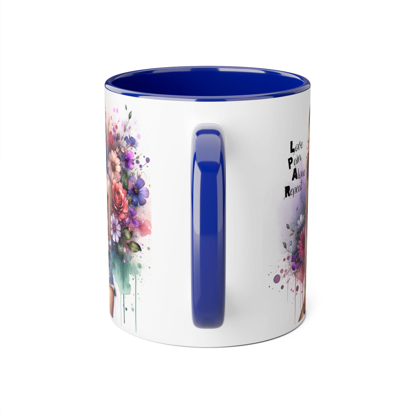 Floral Design Mug, Artistic Coffee Cup, Unique Gift, Vibrant Home Decor, Inspirational Drinkware, Birthday Present